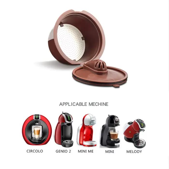 ICafilas – dosettes de café réutilisables, pour Dolce Gusto, filtres rechargeables, Crema, expresso,