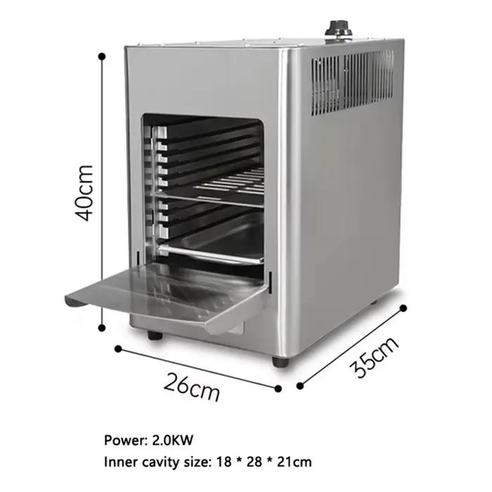 Four à steak haute température 800 degrés en acier inoxydable, machine à steak, grills à gaz pour ca