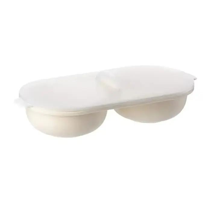 Nouveau braconnier à œufs créatif, casseroles de qualité alimentaire, Double tasse, chaudière à œufs