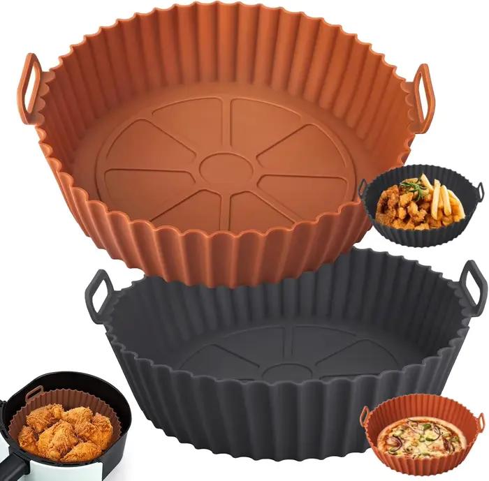Airfryer – panier en Silicone, plateau de cuisson réutilisable, moule en Silicone pour AirFryer, Piz
