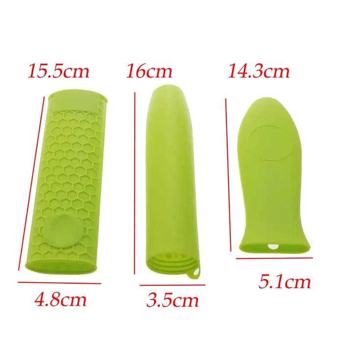 1 pièces couvercle de poignée de Pot en Silicone couvercle d'isolation outils de cuisine couvercle d