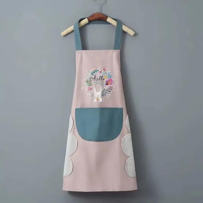 Tablier de cuisine domestique pour essuyage des mains, résistant à l'huile, imperméable, pour hommes