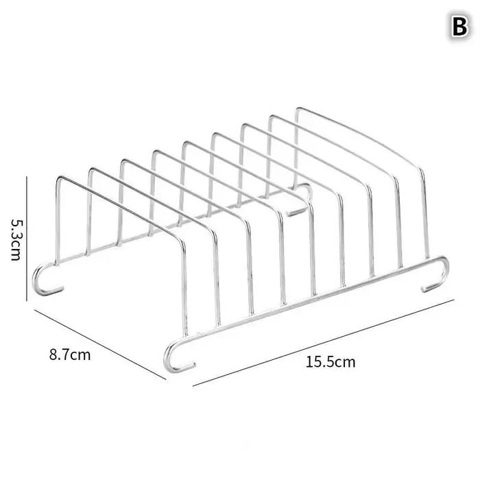 Support à pain grillé en acier inoxydable, grille de refroidissement rectangulaire, présentoir alime
