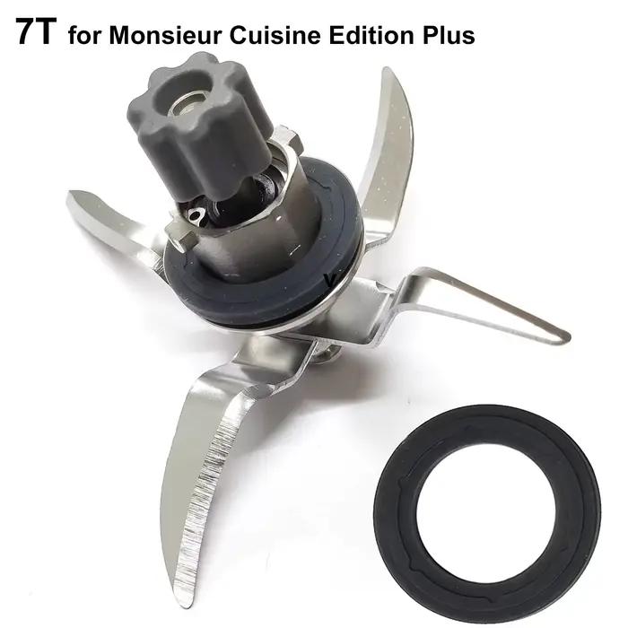 Blender Blade Gear 7 pour Monsieur Cuisine, allergique 2.0, 7 dents, 4 cuir chevelu, MCC 2.0, 5T