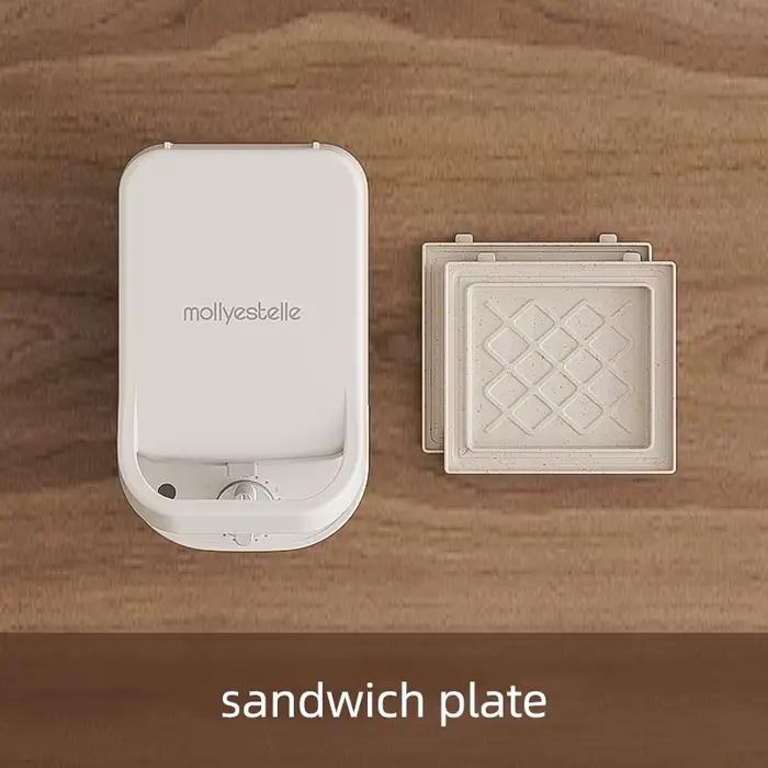 Gaufrier électrique 600W, Machine à gaufres multi-boulanger pour petit déjeuner, grille-pain, cuisso