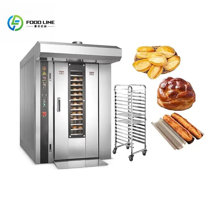 Four Rotatif Commercial Grande Capacité pour Boulangerie - 12, 16, 32, 64 Plateaux - Four à Pain Rot