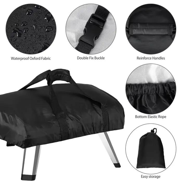 Housse de protection pour four à pizza 420D compatible Ooni Koda 12 16, protection solaire extérieur