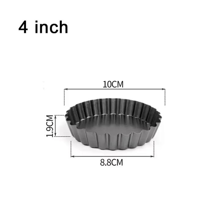 Fond de moule de cuisson de tarte amovible 4/6/8/9 pouces, plusieurs tailles disponibles, ustensiles