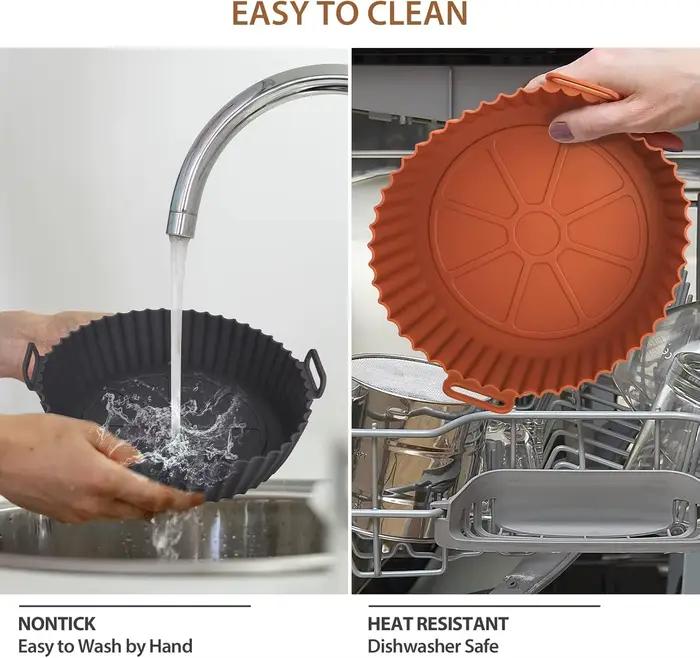 Airfryer – panier en Silicone, plateau de cuisson réutilisable, moule en Silicone pour AirFryer, Piz