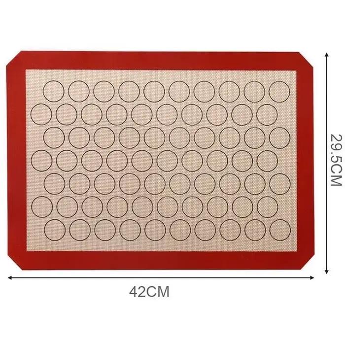 Tapis de cuisson antiadhésif pour Macaron, tampon en Silicone, feuille de four, revêtement pour bisc