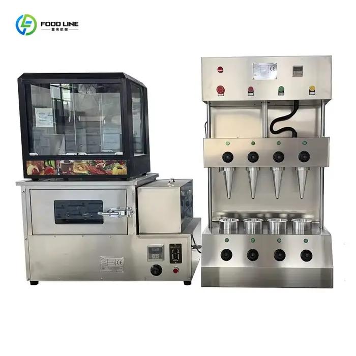 Four à cônes à pizza électrique personnalisé, équipement de cuisson rotatif pour cônes à pizza