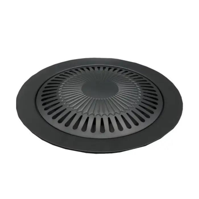 Poêle à Barbecue sans fumée, plaque de cuisinière à gaz antiadhésive domestique, poêle électrique, p