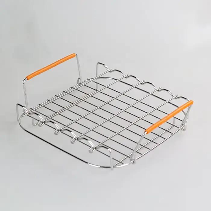 Accessoire de friteuse à air de gril de 8 pouces avec broche de gril adapté à la cuisson à la vapeur
