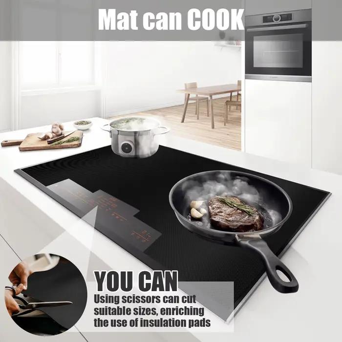 Couvercle de cuisinière à Induction, tapis en Silicone, grand tapis antidérapant pour cuisinière éle