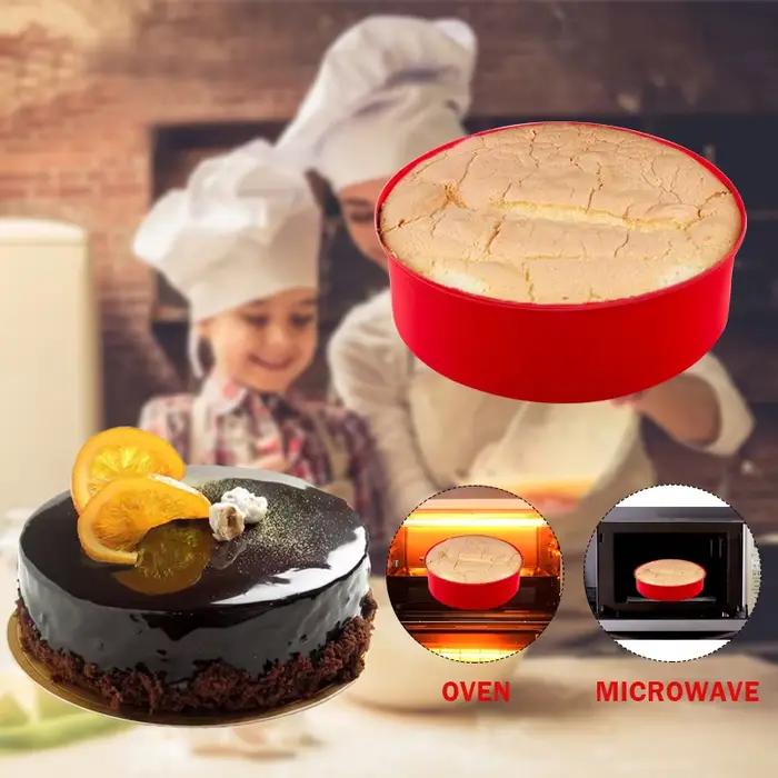 Moule à gâteau rond en Silicone 4 6 8 10 pouces moules à pâtisserie en Silicone moules à pâtisserie 