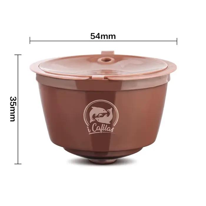 ICafilas – dosettes de café réutilisables, pour Dolce Gusto, filtres rechargeables, Crema, expresso,