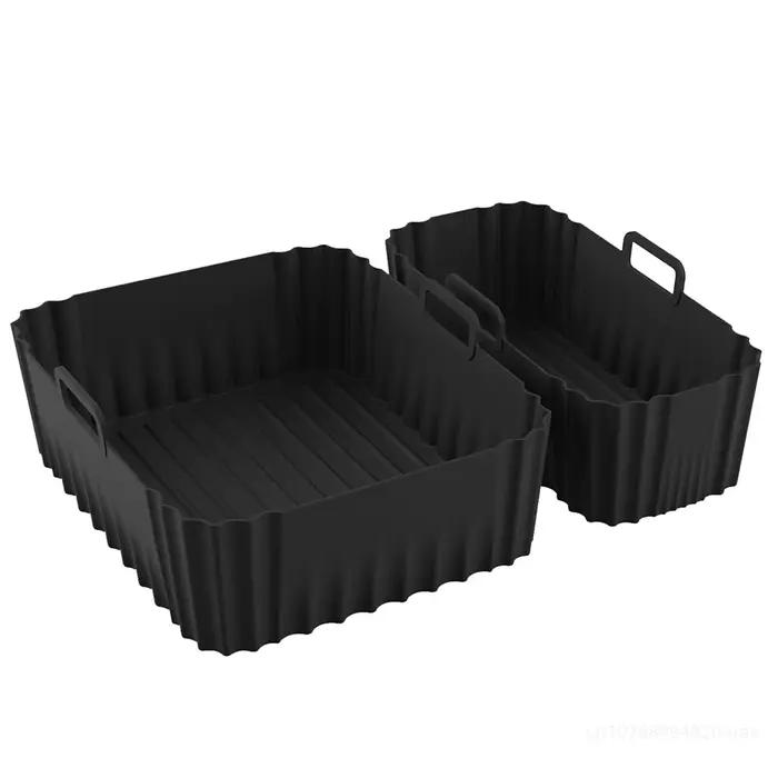 Moule de friteuse à Air en Silicone, 2 pièces, pour Moulinex Tefal 5,2l/3,1l,Philips 6L/3L,Lakeland 