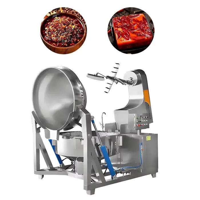 Wok électrique automatique pour restaurant, robot de cuisson intelligent pour riz frit, machine à wo