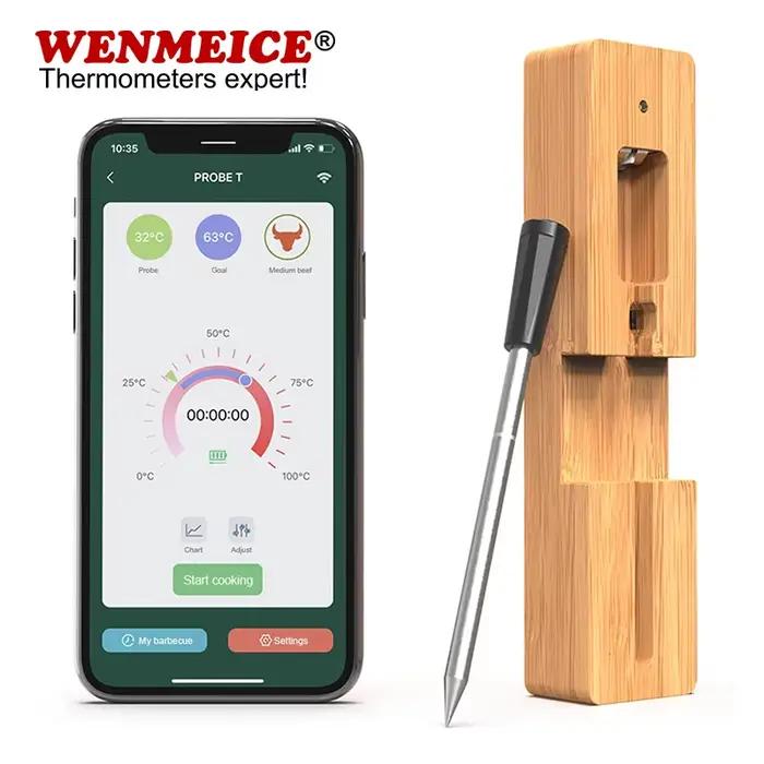 Thermomètre alimentaire sans fil WENMEICE pour four, grill, barbecue, fumoir, cuisine, thermomètre n