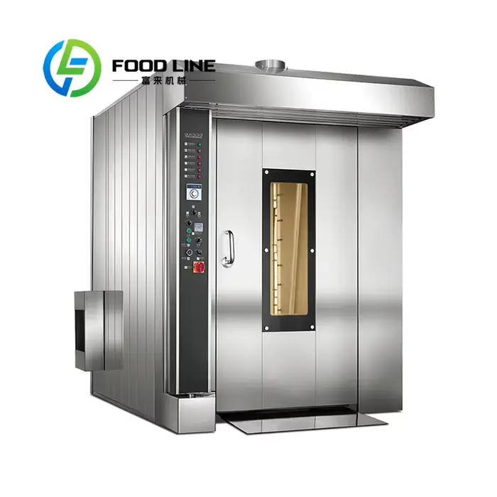 Four rotatif pour pain et poulet/gaz/électrique/diesel, four rotatif/fours de boulangerie rotatifs