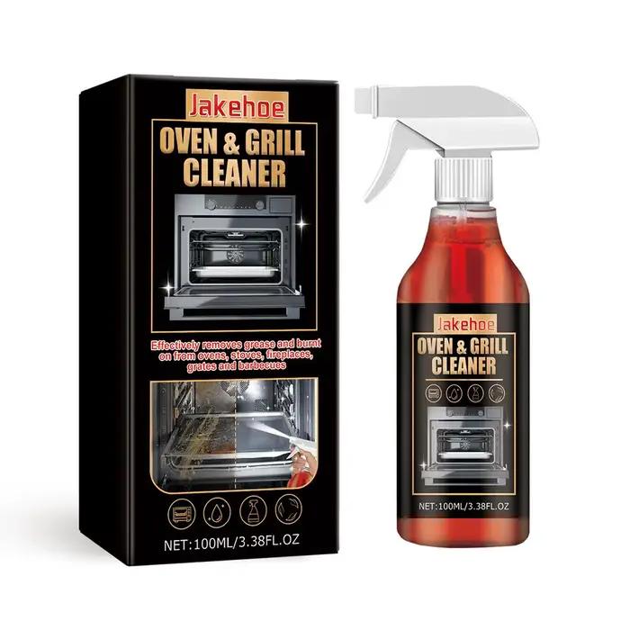 Dégraissant Puissant pour Four et Gril, Spray Dissolvant Rapide de Graisse et de Taches Brûlées pour