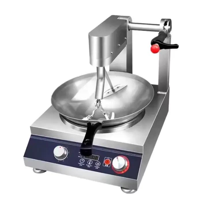 Cuisinière électrique automatique en acier inoxydable avec minuterie, facile à nettoyer, pour équipe