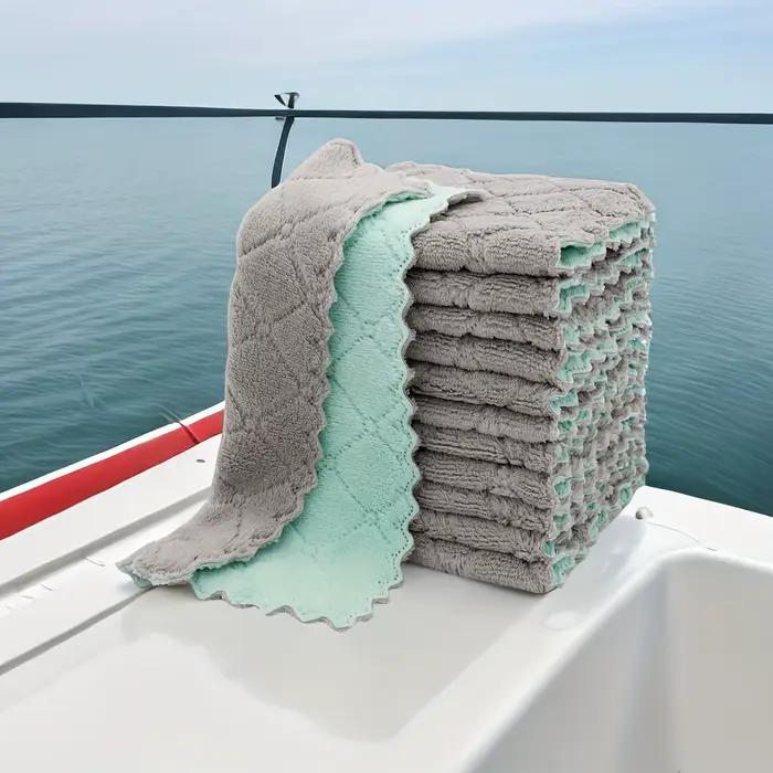 10 pièces serviettes de cuisine et torchons chiffon, petites serviettes de lavage de la vaisselle 9,