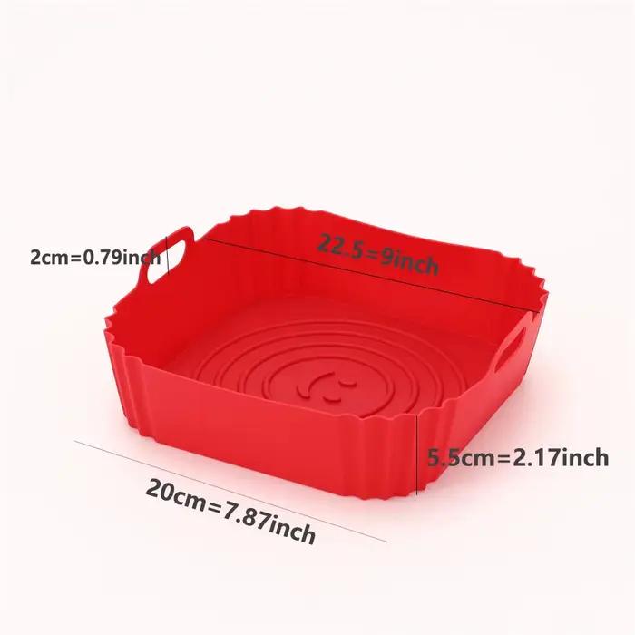 Plateau en Silicone pour friteuse à Air, plateau de cuisson pour four, accessoires de revêtement de 