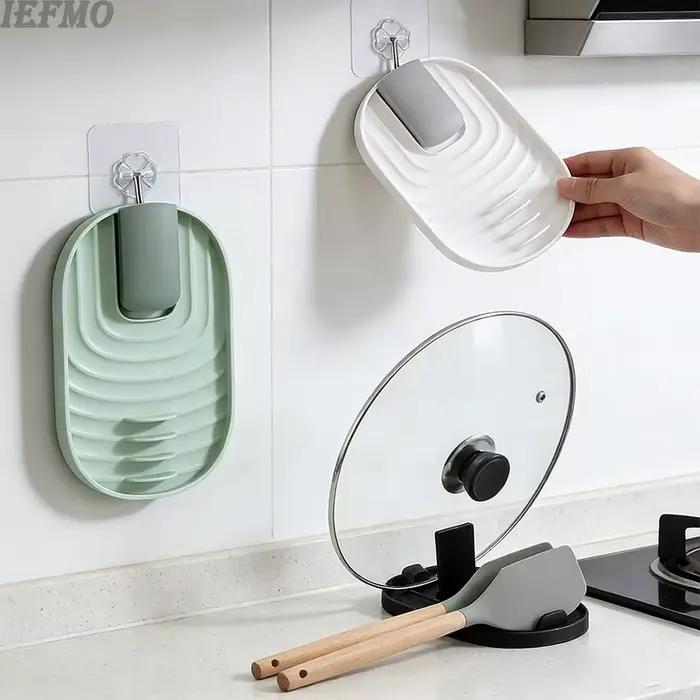 Support de couvercle de Pot pliable, organisateur de cuisine, support de rangement de pelle, égoutto