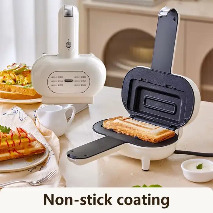 Machine à sandwichs portable à double face chauffante, grill pliable, poêle antiadhésive, four à pai