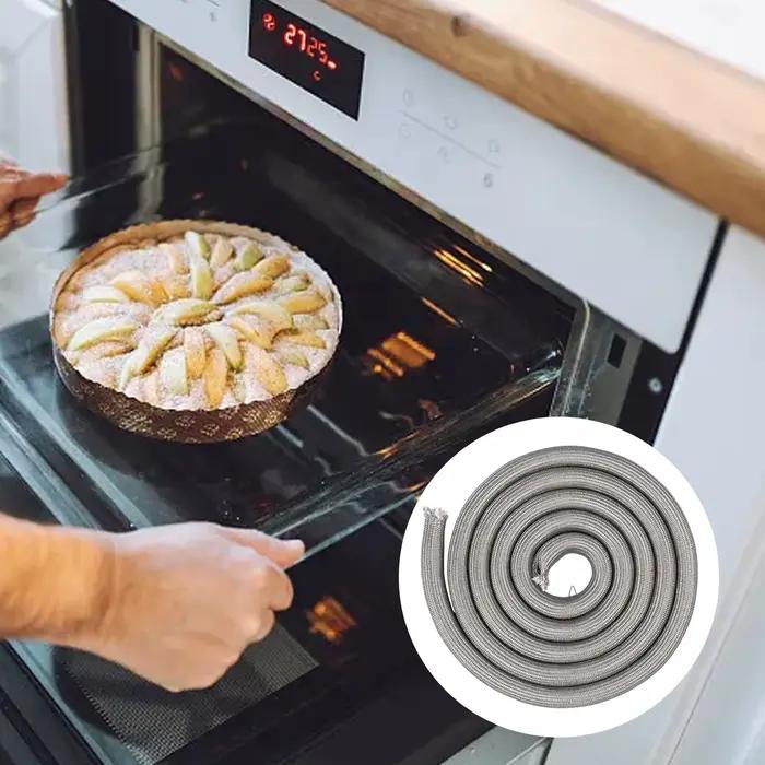 Joint d'étanchéité pour porte de four WB32K5039 pour appareils de cuisson avec 19 clips de fixation pour une intégrité fonctionnelle durable