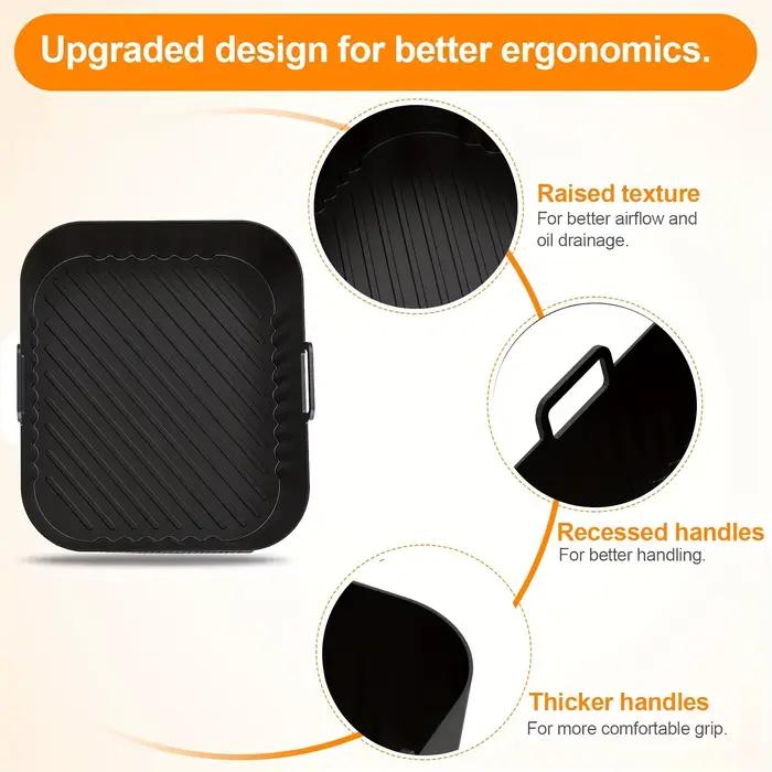 Plateaux de cuisson en Silicone pour friteuse à Air