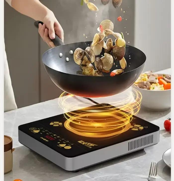 Cuisinière à induction Peskoe 220V 5000W multifonction haute puissance cuisson rapide étanche avec minuteur WWC