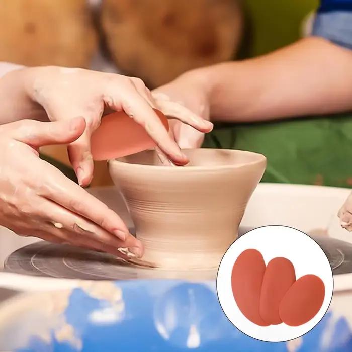 Outils de poterie en silicone gris clair pour la modélisation artisanale et les projets de bricolage occasions spéciales