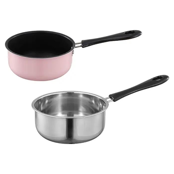 Petite casserole avec longue poignée pour induction et four