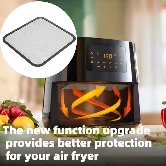Protection contre les éclaboussures pour friteuse à air en métal réutilisable