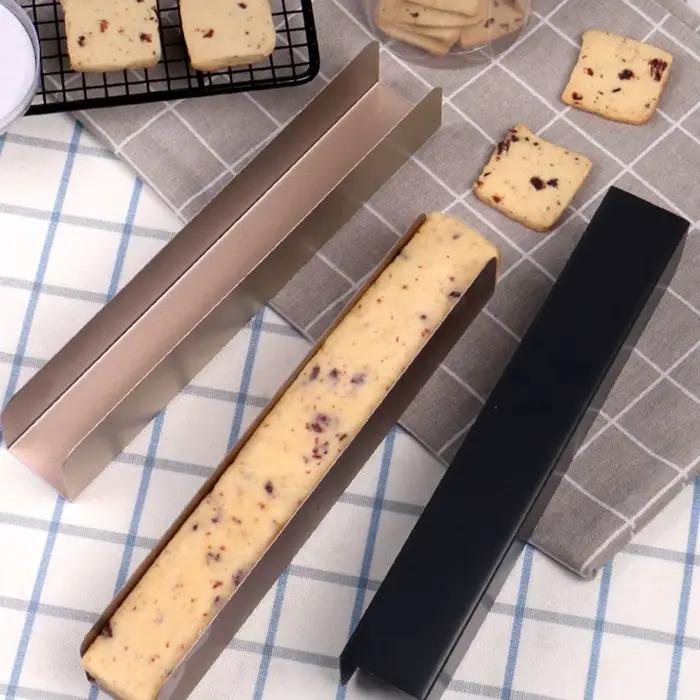 Moule à biscuits antiadhésif en forme de U en acier au carbone