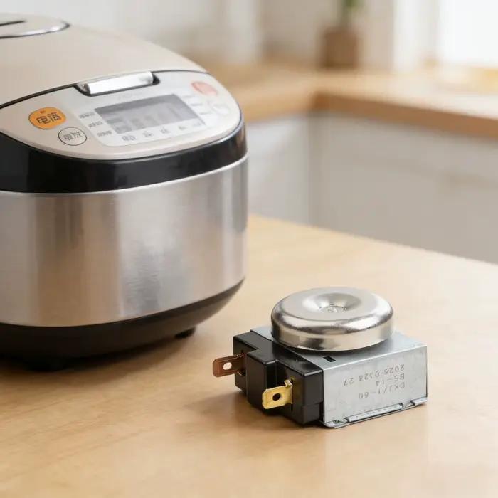 Minuteur de Cuisinière Électrique à Pression Double Durée Sonnerie Accessoire pour Autocuiseurs Électriques Four Cuiseur à Riz Occasions Quotidiennes Familiales