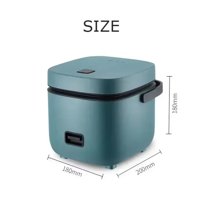 Mini cuiseur à riz automatique cuisine domestique machine de cuisson électrique 1-2 personnes chauffe-plats vapeur 1.2L