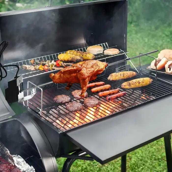 F92B rôties Universal Automatic Grill avec fourche à canne à broche à moteur électrique 4W