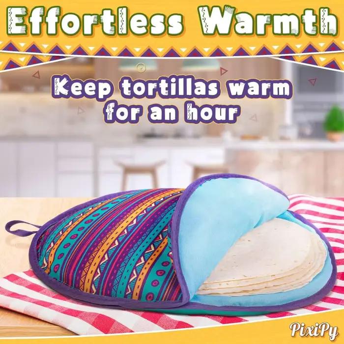 Pochette chauffante pour tortillas