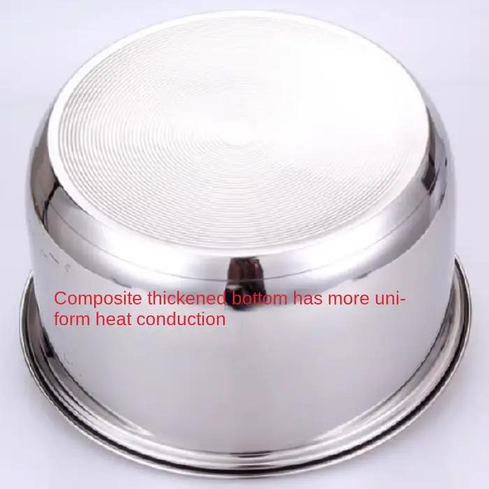 Marmite Intérieure en Acier Inoxydable 6 Litres Pour Cocotte Minute Instantanée Cuisine Famille Amateurs Experts Occasions Spéciales