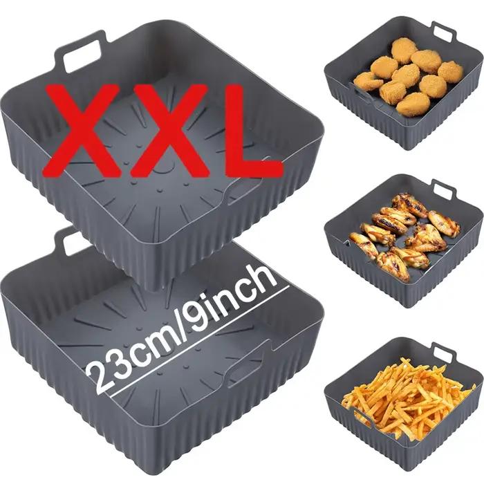 Grand panier en silicone pour friteuse à air