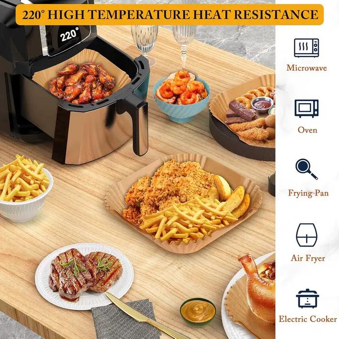 Papier de cuisson pour friteuse à air