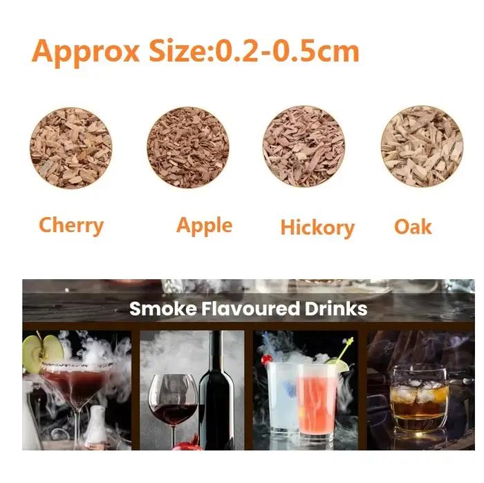 Copeaux de bois de pomme pour barbecue saveur de grillade bacon outil de cuisson de poisson fumage froide box barbecue à gaz et à charbon de bois occasions spéciales