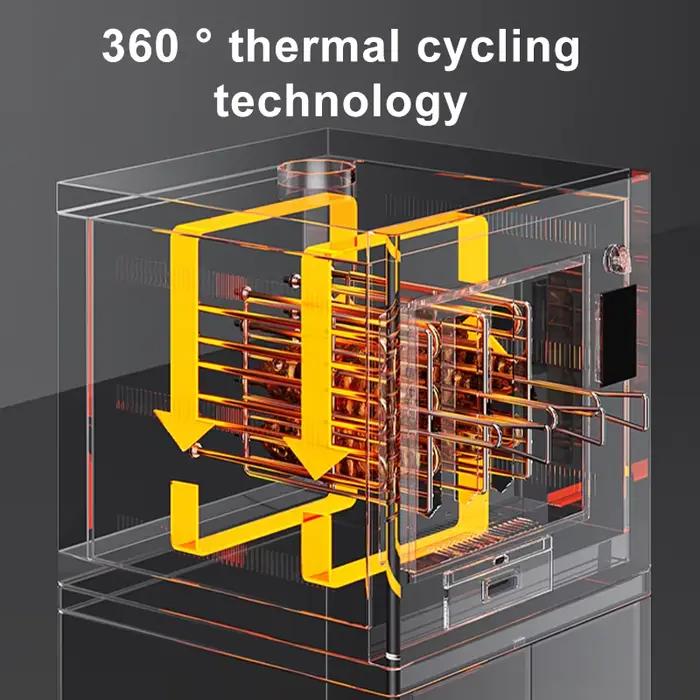 Four à poisson électrique commercial en acier inoxydable