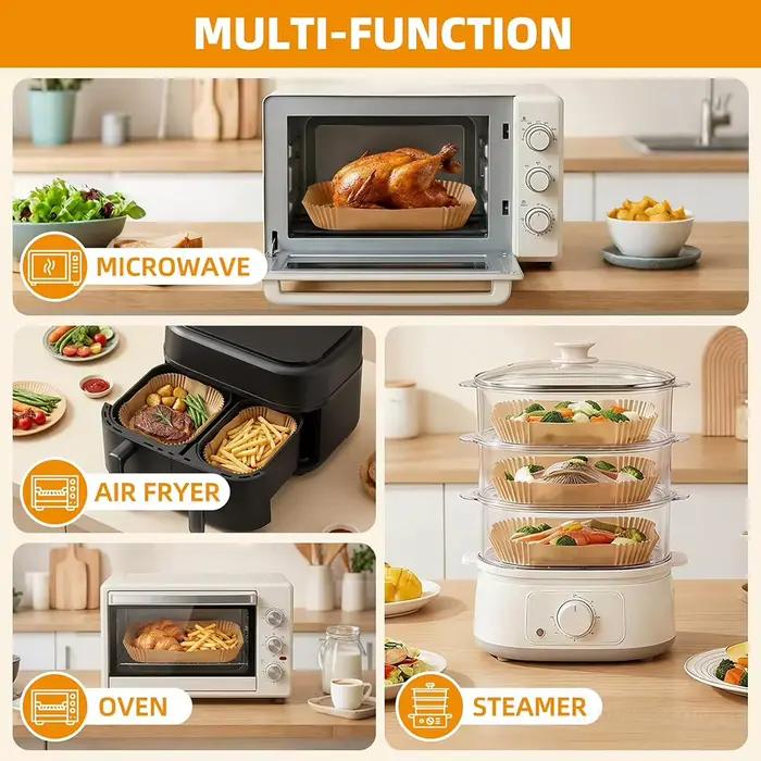 Papier sulfurisé pour friteuse à air Philips Dual Basket séries 3000/5000 6L/3L