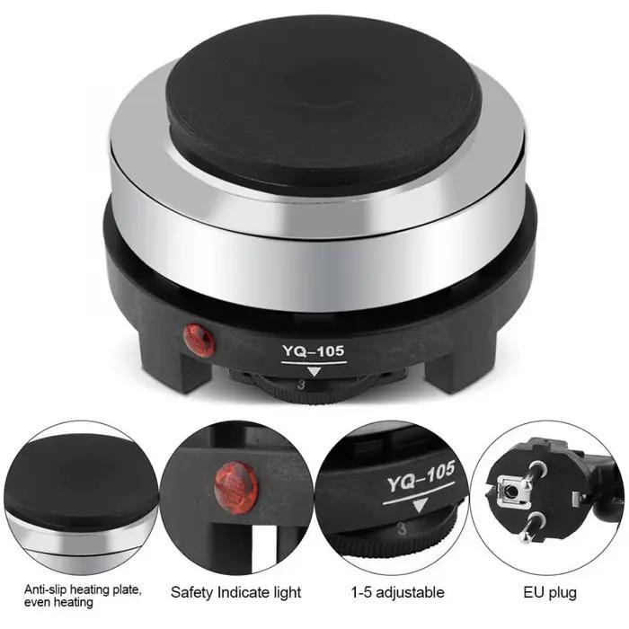 Mini-cuisinière électrique 220V Haofy multifonction pour cuisson rapide et facile à la maison et lors des voyages