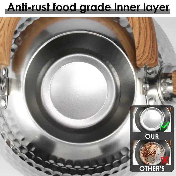 Bouilloire à ébullition en acier inoxydable