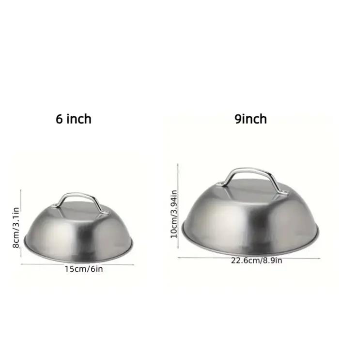 Couvercle de raclette de four en acier inoxydable